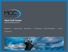 Tablet Screenshot of martigolfcenter.com